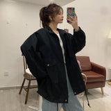 DAIIIBABYYY  -  Women's Spring New Workwear Jacket Korean Loose Style Versatile Jacket Cardigan Top