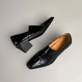 Daiiibabyyy  Classic Womens Shoes Retro Luxury Genuine Leather Loafers for Woman Fashion Britain Casual Shoes Designer Shoes Zapatos De Mujer