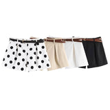 Daiiibabyyy  Women's Summer Shorts New Fashion Polka Dot Elegant Women's High Waist Shorts Summer Chic Youth Travel Joker Holiday Shorts