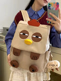 Daiiibabyyy  Cute Cartoon Mochilas Mujer University Student Mochila Funny Bag Large Capacity Backpack New Novelty Bolsa Feminina