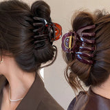 Daiiibabyyy  Hot Design Top Grade Pumpkin Hair Claw Clip For Women Back Long Hair Hold Barrette Hairpin Hair Crab Clips Hair Accessories