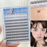 Daiiibabyyy  10rows Glue-free Curly Natural False Eyelashes Large Capacity Densely Upper And Lower Lash Extension Suitable For All Eye Types