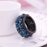 DAIIIBABYYY  -  Young Girls Hair Ring Headwear Korean rhinestone hair clip with a high ponytailhair ring clip Glitter hair clip hair Accessories