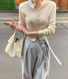 DAIIIBABYYY  -  Strap Design Pleated Casual Pants Women Summer New Niche Versatile Hanging High Waisted Straight Leg Trousers