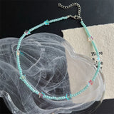 DAIIIBABYYY  -  Short star bead necklace