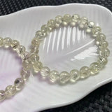 DAIIIBABYYY  -  8.6MM Natural Lemon Quartz Bracelet For Women Men Love Gift Crystal Beads Strands Jewelry Holiday Gift 1PCS