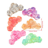 Daiiibabyyy  Flower Korean Hair Claw Women Simple Acetic Acid Hair Crab Hairpin Fashion Hair Accessories Festival Gift Shark Clip Headwear