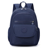 Daiiibabyyy  Ladies' lightweight, large capacity stylish black commuter travel backpack with adjustable shoulder straps, school and leisure b