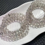 DAIIIBABYYY  -  7.6MM Natural Black Super Seven Quartz Triple Circle Bracelet Fashion Personalized Men Women Gift 1PCS
