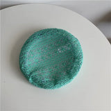 DAIIIBABYYY  -  Women's hat Sweet hollow breathable lace beret Summer thin breathable versatile casual fashion painter hat trend