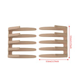 Daiiibabyyy  1 Pair Resin Comb Clip Hair For Ladies Female French Half-Tied Hairpin Red Black Holiday Hair Barrettes Women Lot Hair Clip