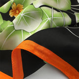 DAIIIBABYYY  -  Luxury Silk Scarf For Women, RibbonWith Handle, PrintedWith Small Cats, Hairband, Ladies' Handkerchief, Collection.