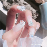 Daiiibabyyy 50Pcs Colorful 3D Resin Flower Mix Color Nail Ornaments for Nail Art Decorations Spring Summer DIY Manicure Nail Art Accessories