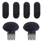 Daiiibabyyy  Set of Invisible Fluffy Hair Clips - Volumizing Hair Roots, DIY Styling, Easy to Use, Solid Color, Cute Oblong Shape - Perf