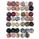 Daiiibabyyy  Big Size Chiffon Scrunchies For Muslim Women Custom Elastic Volumizing Oversized Neat stitching Malaysian Bunch Hair Tie