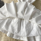 DAIIIBABYYY  -  Sexy pleated Off Shoulder Three-dimensional flower ruffle Dress Chic Vintage Evening Party Club  Women Chic puff dresses