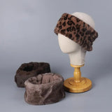 Daiiibabyyy  New Plush Headband Winter Warm Faux Fur Hairband Soft Elastic Hair Bands girls Fluffy Fur Coldproof Ear Warmer Warm Headbands