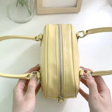 Daiiibabyyy  New PU Silver Polyester Crossbody Bag Small Square Bowling Purse Lightweight Durable Fashion Shoulder Bag for Daily Use