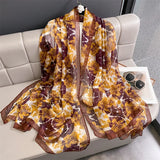 DAIIIBABYYY  -  New Design Brand Scarf Fashion Small Broken Floral Bubble Chiffon Shawl Spring Autumn Wrap Hijabs Lady Pashmina Foulards Bandana