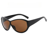 Daiiibabyyy  Stylish Big Frame Y2K Women Sunglasses Retro Cool for Street and Party Accessories
