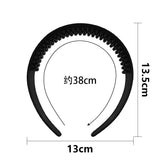 Daiiibabyyy  Leopard Print Wide Tooth Hair Headband Teeth for Women Non Slip Resin Hair Hoop Styling Hair Accessories for Thick Thin Hair