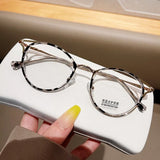 DAIIIBABYYY  -  Round Eyeglasses Women Men Computer Anti Blue Light Glasses Frames Transparent Optical Fake Eyeglass Student Myopia Frame Oculos