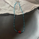 DAIIIBABYYY  -  Delicate Flower Charm Necklace Hollow Flower Pendant Necklace with Adjustable Knot Resin Material Perfect for Wedding Dropship