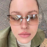 DAIIIBABYYY  -  New Frameless Decorative Diamond Sunglasses Women's Design Brand Luxury Sun Glasses Outdoor Leisure Eyewear UV400 Gafas De Sol