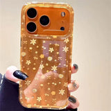 Daiiibabyyy  Meteor IND Brown Base Oil Painting Flower Phone Case for  iPhone 11 12 13 14 15 16 17 Pro Max