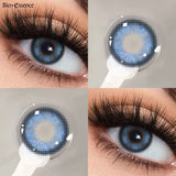 1 Pair Color Contact Lenses Fashion Beauty Lenses for New User Makeup Green Contact High Quality Natural Lenses Year
