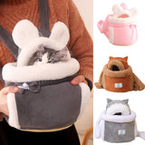 DAIIIBABYYY  -  Pet Carrier Bag Cat Dogs Plush Backpack Outdoor Travel Walking Winter Warm Nest Kitten Puppy Hanging Chest Portable Travel Carri