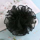 Daiiibabyyy  1PC Ruffled Organza Hair Scrunchies, Multi - Color Chiffon Hair Ties, Stylish Hair Accessories, Ideal for Daily & Party Looks