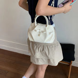 Daiiibabyyy  Women's New Handbags Pearl Solid Color Fashionable Simple Versatile Sweet Cute Korean Crossbody Bags Luxury Brand Shoulder Bags