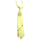 Daiiibabyyy  Simple Korean Style Star Tie Choker JK Long Necktie Academic Style Tassels Shirt Tie Daily