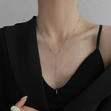 Daiiibabyyy  Silver Color Cyberpunk Choker for Women Necklace Bilayer Collar Hip Hop Leather Neckband Trend Spicy Party Jewelry Birthday Gift