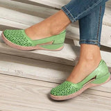 Daiiibabyyy  Summer Women Sandals Wedges Orthopedic Hollow Out Ladsies Casuasl Shoes Slip On Vintage Female Sandals Chaussure Femme