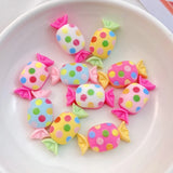 Daiiibabyyy 20Pcs New Cute Resin Candy, Lollipop Series Flat Back Scrapbooking DIY Jewelry Craft Decoration Accessories
