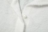 DAIIIBABYYY  -  New Women's Solid Color Slim Fit with Exposed Navel Fashion Round Neck Long Sleeved Cardigan T-shirt for Women
