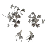 Daiiibabyyy  handmade silver versatile fairy crystal butterfly smart hydrogel wedding bridal headdress earrings