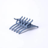 Daiiibabyyy  Vintage Square Interlocking Hair Clip for Women - Matte Plastic Claw Comb, Anti-Slip Ponytail Holder Updo Hair Accessories