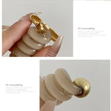 DAIIIBABYYY  -  Japanese Fashion Style Spiral Hair Tie Metal Tpu Hair Ties for Girls and Women Hair Accessories Accesorios Para El Cabello