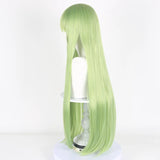 Daiiibabyyy  Green Big Long Straight High Quality Synthetic Wig Comic Character Cosplay Wig Comic Reality Show Wig