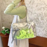 Daiiibabyyy  Large Capacity Tote Ita Bags for Woman Crossbody Shoulder Bag Underarm Bolso Sqaure Sac Femme Students Bolsos De Mujer