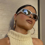 Daiiibabyyy  Unisex Sunglasses New Y2k Cool American High Quality Luxury Brands Sports Cycling UV Protection Glasses Uv400 For Men Women