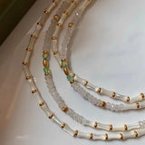 DAIIIBABYYY  -  High-grade bamboo necklace light luxury retro simple clavicle chain