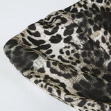 DAIIIBABYYY  -  Clubwear Sexy Leopard Printed A-Line Dress Holiday Slim Slash Neck Sleeveless Mini Dresses For Women 2025 Summer Fashion