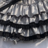 DAIIIBABYYY  -  Y2k Aesthetic A-line Pleated Mini Skirt Ruffled Patchwork Sweet Women Skirts High Waist Slim Streetwear Grunge Faldas Harajuku