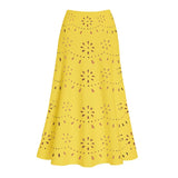 Daiiibabyyy  women's long skirt casual suit for spring and summer fashion new swimsuit with hollow out design sexy swimsuit