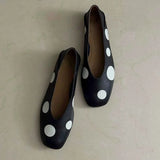 Daiiibabyyy  Retro Womens Mary Jane Shoes Exquisite Soft Leather Casual Shoes for Woman Fashion Ballet Flat Shoe Designer Shoes Zapatos Mujer