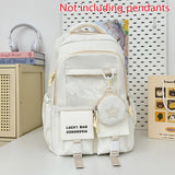 Daiiibabyyy  College Backpack for Junior High School and High School Students, Versatile Large Capacity Backpack, Computer Backpack